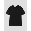 베이직 라운드넥 반소매 티셔츠  블랙 (324242LY15)