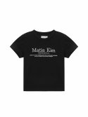 마뗑킴(MATIN KIM) MATIN HERITAGE CROP TOP IN BLACK