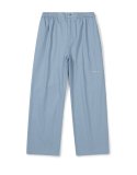 [Mmlg] BRUSHED COTTON PANTS (GREENISH BLUE)