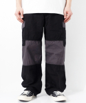 큐티에잇(QT8) BN HBT Contrast Cargo Pants (Black)