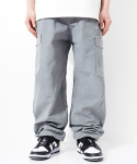 큐티에잇(QT8) BN Pigment Nylon Cargo Pant (Grey)