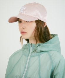 GOTHIC SATIN 6PANEL CAP pink