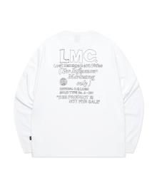 FN DOODLE LONG SLV TEE white