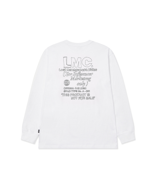 엘엠씨(LMC) FN DOODLE LONG SLV TEE white - 사이즈 & 후기