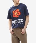 겐조(KENZO) 남성 보크 플라워 반소매 티셔츠 - 미드나잇 블루 / FD55TS4454SO77