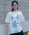 flower boxy t-shirt (white)