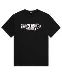 바리게이트(BARIGATE) Casual Logo 오버핏 반팔 티셔츠 (BS011) 블랙