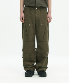 Shield Cutted Pant - Olive