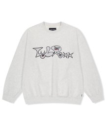 Y.E.S Tulrexx Sweatshirt Light Grey
