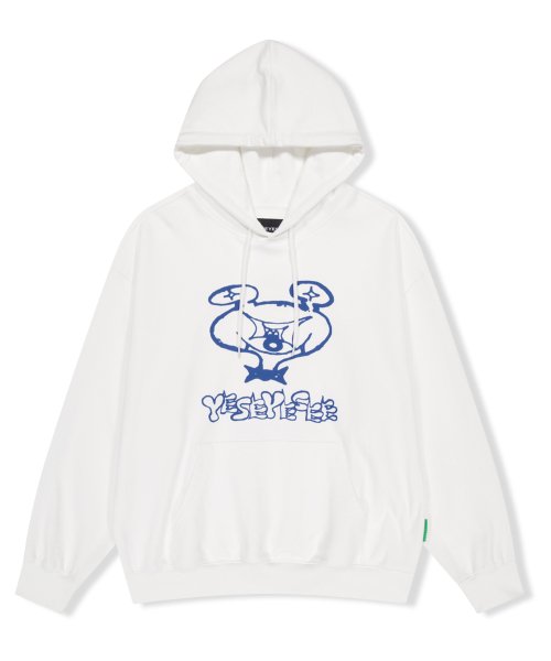 スウェット・トレーナー YESEYESEE Tulrexx Doodle Hoodie White YS241TSWHO04WHT 예스아이씨(YESEYESEE) Tulrexx Doodle Hoodie White - 사이즈