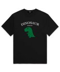 바리게이트(BARIGATE) DINOSAUR LOGO 오버핏 반팔 티셔츠 (BS019) 블랙
