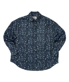 NACRE K-ART PLEATS-SHIRT (Navy)