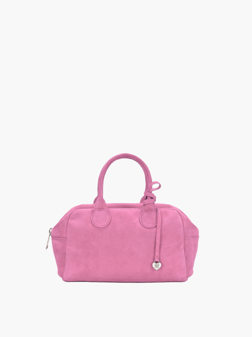 SOFT BOWLING_pink suede