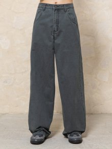 Vintage Cotton Pants [Washed Charcoal]