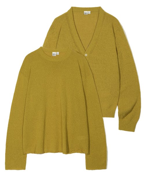 Mustard 2025 green cardigan