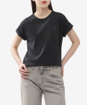 이자벨마랑(ISABEL MARANT) 여성 에비 반소매 티셔츠 - 블랙 / TS0070FAA1N98E01BK