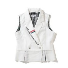 W GN CHECK LINING POINT WOVEN VEST LQ1IV02F