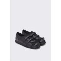 슈콤마보니(SUECOMMA BONNIE) Flat strap sneakers(black)_DG4DS24012BLK