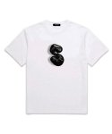 셔터(SHUTTER) S LOGO 오버핏 반팔 티셔츠 (SS011) 화이트