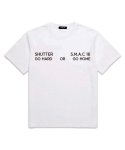 셔터(SHUTTER) S.M.A.C 16 오버핏 반팔 티셔츠 (SS013) 화이트