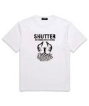 셔터(SHUTTER) TREE LOGO 오버핏 반팔 티셔츠 (SS016) 화이트