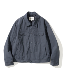 type-3 nylon trucker blouson dusty blue