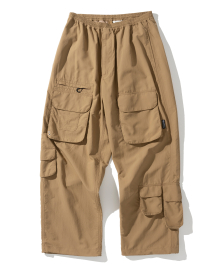 ripstop multi pocket pants tan