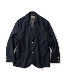 navy two button blazer navy