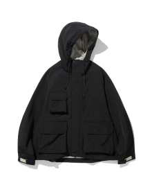 pocket mountain parka black