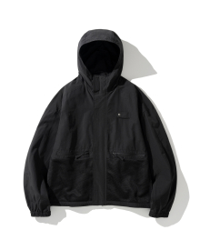 24ss utility hood jacket black