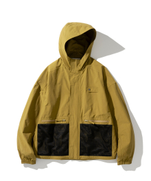 24ss utility hood jacket mustard