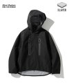 3layer light hood jacket black
