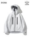 3layer light hood jacket white