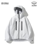 유니폼브릿지(UNIFORM BRIDGE) 3layer light hood jacket white