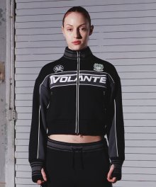 Woman Field Training Zip-up Jacket [Black]