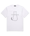 밴웍스(VANNWORKS) CAT 오버핏 반팔 티셔츠 (VS0096) 화이트