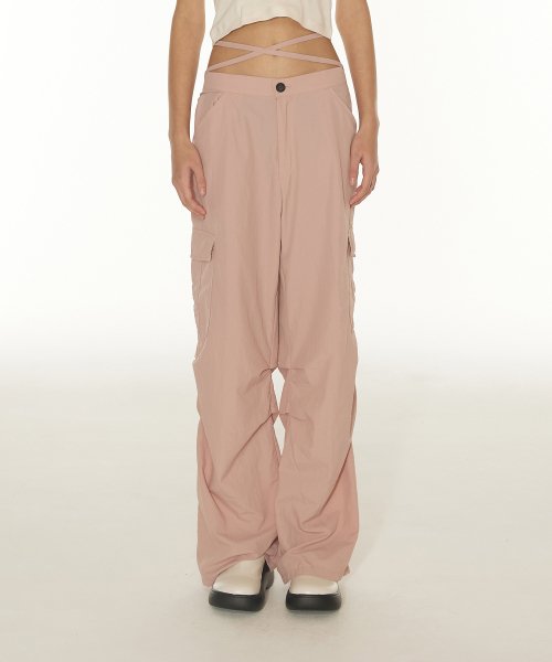 KONA CARGO PARACHUTE PANTS - PINK