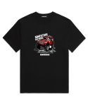 밴웍스(VANNWORKS) OFF ROAD 오버핏 반팔 티셔츠 (VS0094) 블랙