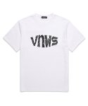 밴웍스(VANNWORKS) VNWS DOODLE 오버핏 반팔 티셔츠 (VS0095) 화이트