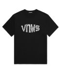 밴웍스(VANNWORKS) VNWS DOODLE 오버핏 반팔 티셔츠 (VS0095) 블랙
