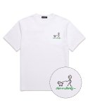 밴웍스(VANNWORKS) CHI CHI PARK 오버핏 반팔 티셔츠 (VS0098) 화이트