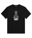 밴웍스(VANNWORKS) Alien Logo 오버핏 반팔 티셔츠 (VS0100) 블랙