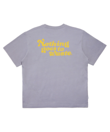 NOTHING GOES TO WASTE GRAPHIC T-SHIRT - PURPLE GREY