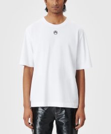 (M) 오가닉 코튼 저지 플레인 티셔츠 화이트 ORGANIC COTTON JERSEY PLAIN T-SHIRT WHITE