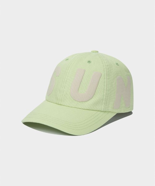 MUSINSA | SUNLOVE Capital Cap Light Green