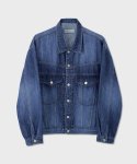 노운(NOUN) trucker denim jacket (blue)