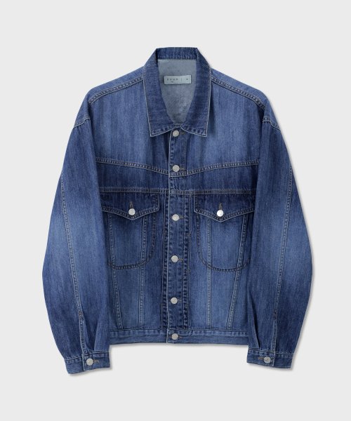 trucker denim jacket (blue)