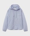 hooded stripe shirts (lavender)