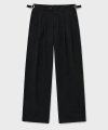 wide chino pants (black)