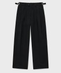 노운(NOUN) wide chino pants (black)